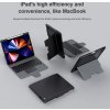 Nillkin Bumper Combo Keyboard Case pro iPad Pro 12.9 2020/2021/2022/ Air 13 2024/2025 Black