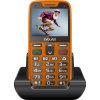 EVOLVEO EasyPhone XR, mobilní telefon pro seniory s nabíjecím stojánkem, oranžový