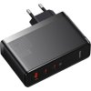 Baseus CCGP100201 GaN5 Pro Fast Nabíječka USB + 2xUSB-C 140W Black