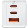 Baseus CCGP120202 GaN5 Pro Quick Nabíječka USB + 2x USB-C 65W White