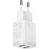 Baseus nabíječka do sítě Compact 2xUSB 10,5W bílá