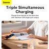 Baseus nabíječka do sítě Compact 3xUSB 17W bílá