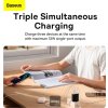 Baseus nabíječka do sítě Compact 3xUSB 17W černá
