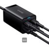 Baseus rychlonabíječka do sítě GaN3 Pro, 2x USB-C, 2x USB 65W černá