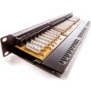 Keline patch panel Cat 6, kompaktný, 24xRJ45/u