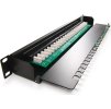 Keline patch panel Cat 3, kompaktný, 25xRJ45/u