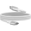 150330394 CAB015 WHT 100W USB CtoUSB C Braided Hero 1m WEB