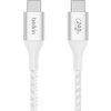 150330390 CAB015 WHT 100W USB CtoUSB C Braided Fro s