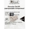 Keline Keystone Jack, Cat 6A, RJ45/s