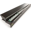 Keline patch panel Cat 5E, kompaktný, 24xRJ45/s