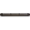 Keline patch panel Cat 5E, kompaktný, 24xRJ45/s