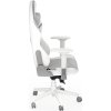 Endorfy herní židle Scrim OWH / kombinace textil / kůže/ bílá