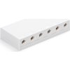Keline zásuvkový box, Cat 5E, povrchový, osadený s 6xKEJ-C5E-U-TL