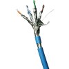 DATACOM F/FTP drát CAT6A Eca LSOH  100m, modrý