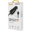 Aligator nab. do auta USB-C s USB TCH 2,4A černá