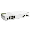 QNAP řízený switch QSW-M2108-2C (8x 2,5GbE RJ45 a 2x kombinované 10GbE SFP+ / RJ-45)