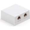 Keline zásuvkový box Cat 5E, povrchový, osadený s 2xKEJ-C5E-S-TL