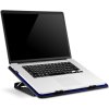 EVOLVEO A101, chladící podložka pro notebook, 2x ventilátor, modré podsvícení