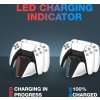 EVOLVEO DockCharge, nabíjecí základna a stojánek pro dva ovladače PS5