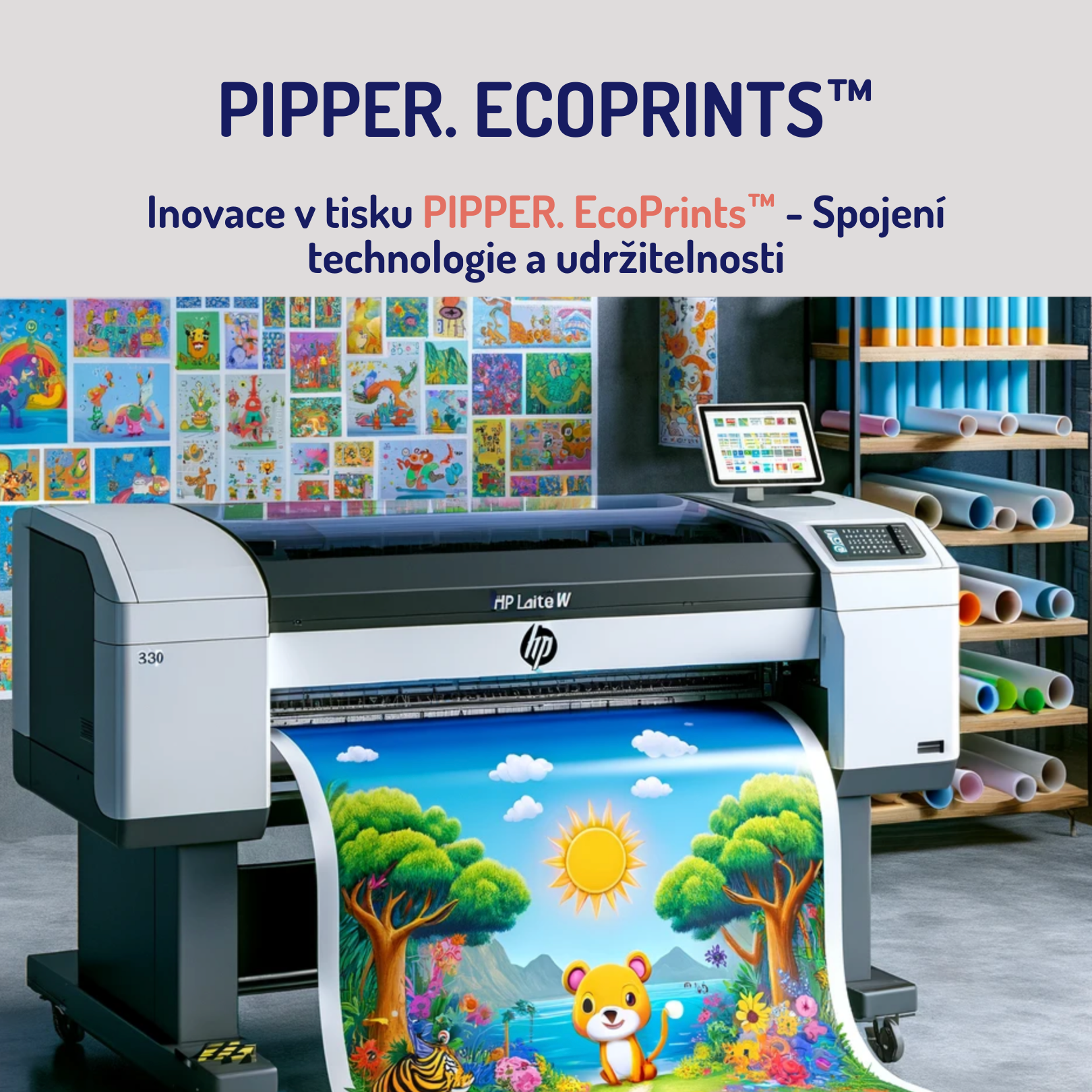 Inovace v tisku PIPPER. EcoPrints™ - Spojení technologie a udržitelnosti