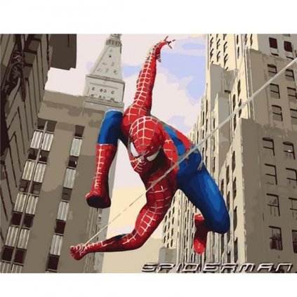 Malování podle čísel s rámem "Spider-man 3" 50x40cm