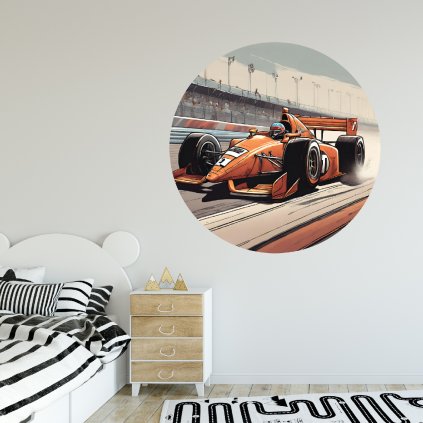 4782 3 kruhova samolepka na zed formula