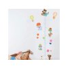 Samolepka na zeď "Dětský metr - Zvířátka s balony 2" 130x80 cm