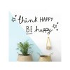 Samolepka na zeď "HAPPY" 70x35 cm
