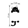 Samolepka na vypínač "Kočička 3" 7x17 cm