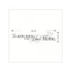 Samolepka na zeď "Kuchyň je srdcem domova" 66x15 cm