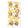 Rozměr archu samolepky 60x120 cm se šesti včelkami, medem a ulemi v pastelových barvách