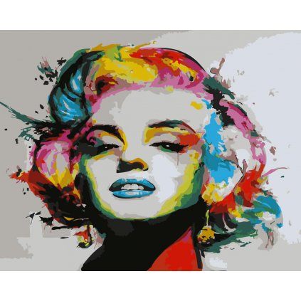 Festés számok szerint kép kerettel "Marilyn Monroe 2" 40x50 cm