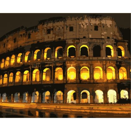 Festés számok szerint kép kerettel "A Colosseum" 40x50 cm