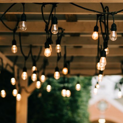 LED 9 Vonkajšia svetelná reťaz s LED žiarovkami kópia