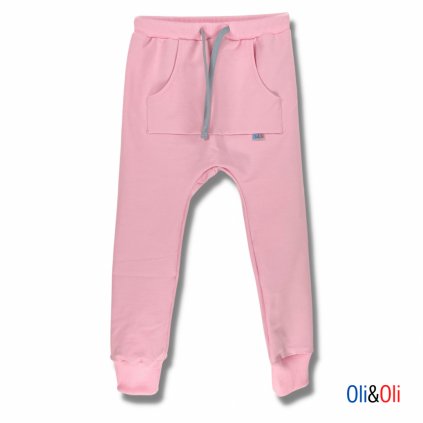 Gyerek nadrág Oli&Oli - Halvány rózsaszín színű