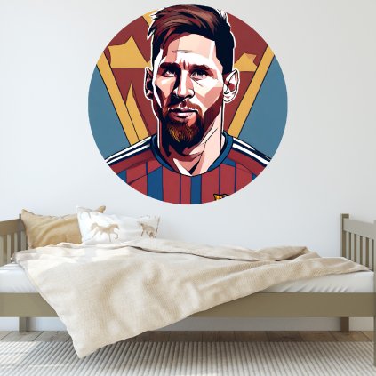 Kör alakú falmatrica "MESSI"