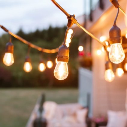 Kültéri fénylánc LED izzókkal - 10 m