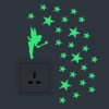 Foszforeszkáló matrica kapcsolóra "Tündér csillagokkal 2" 9x13 cm