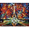 Festés számok szerint kép kerettel "Színes Párizs" 40x50 cm
