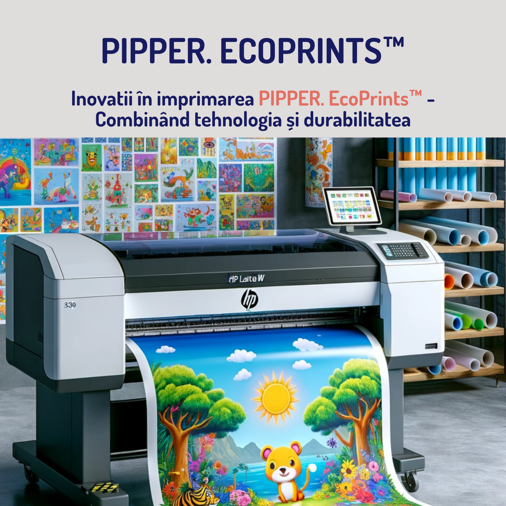 Inovații în imprimarea PIPPER. EcoPrints™ - Combinând tehnologia și sustenabilitatea
