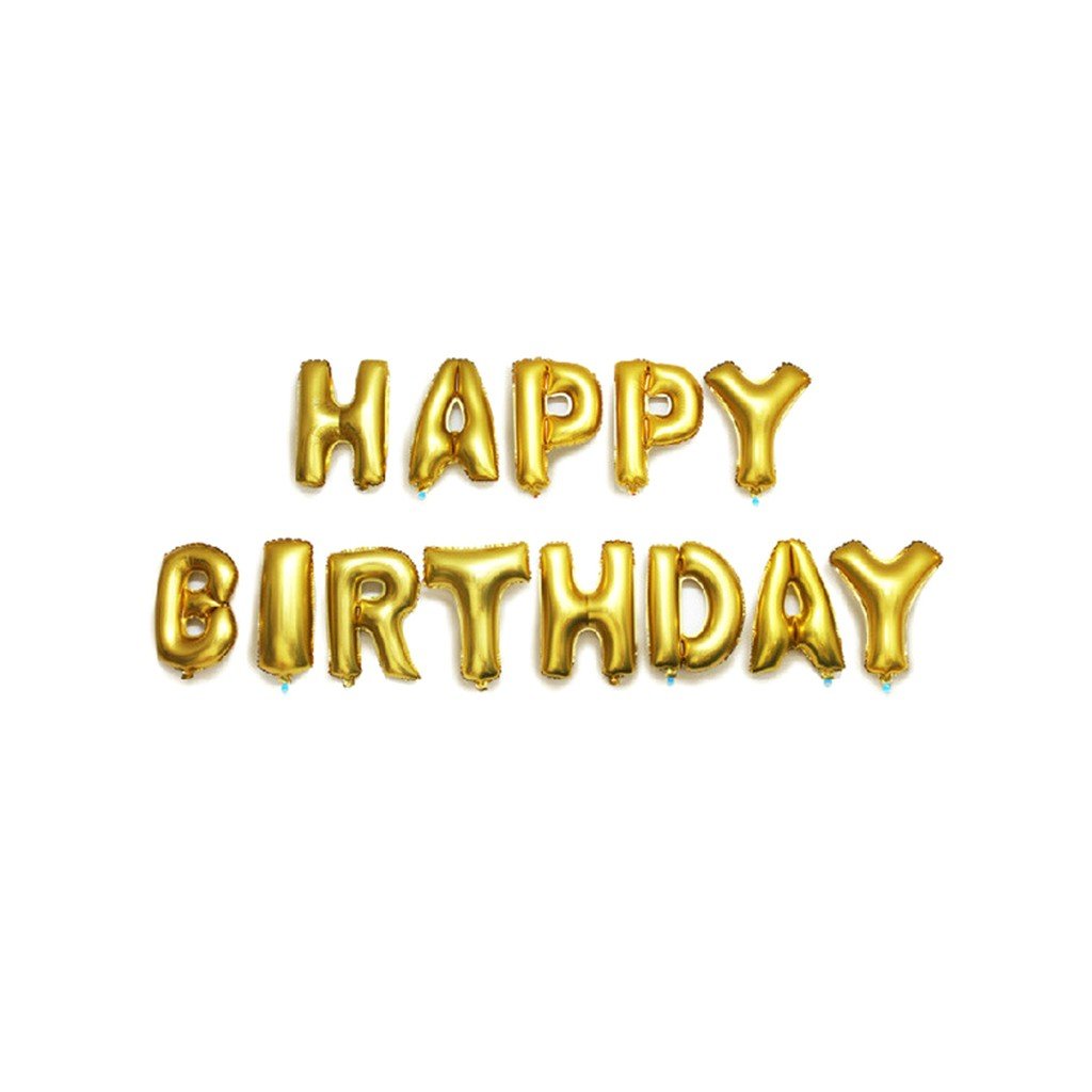 balony happy birthday narodeniny dekoracia na oslavy zlate balony nahlad stylovydomov