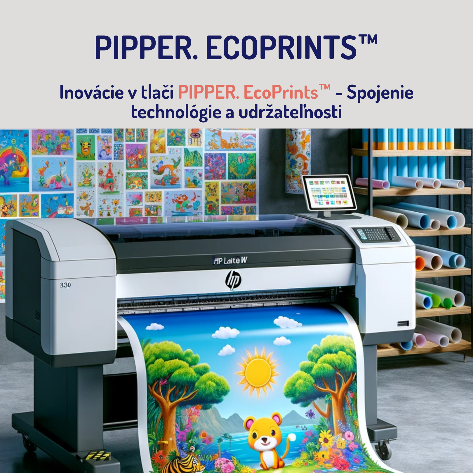 Inovácie v tlači PIPPER. EcoPrints™ - Spojenie technológie a udržateľnosti