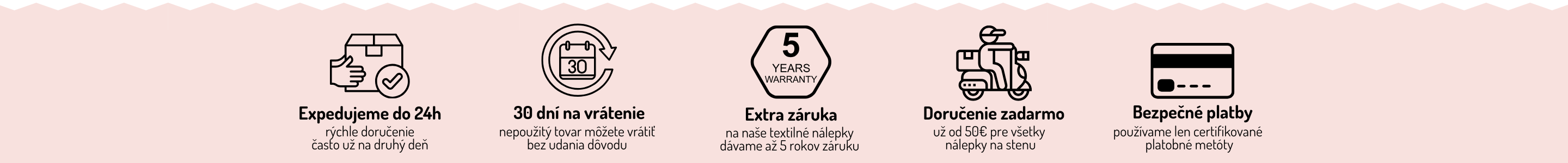 Konkurenčné výhody e-shopu PIPPER. Tovar odosielame do 24 hodín. Viac ako 1000 produktov skladom. Doručenie zdarma od 50€. Viac ako 50 000 spokojných zákazníkov. 30 dní na vrátenie tovaru.