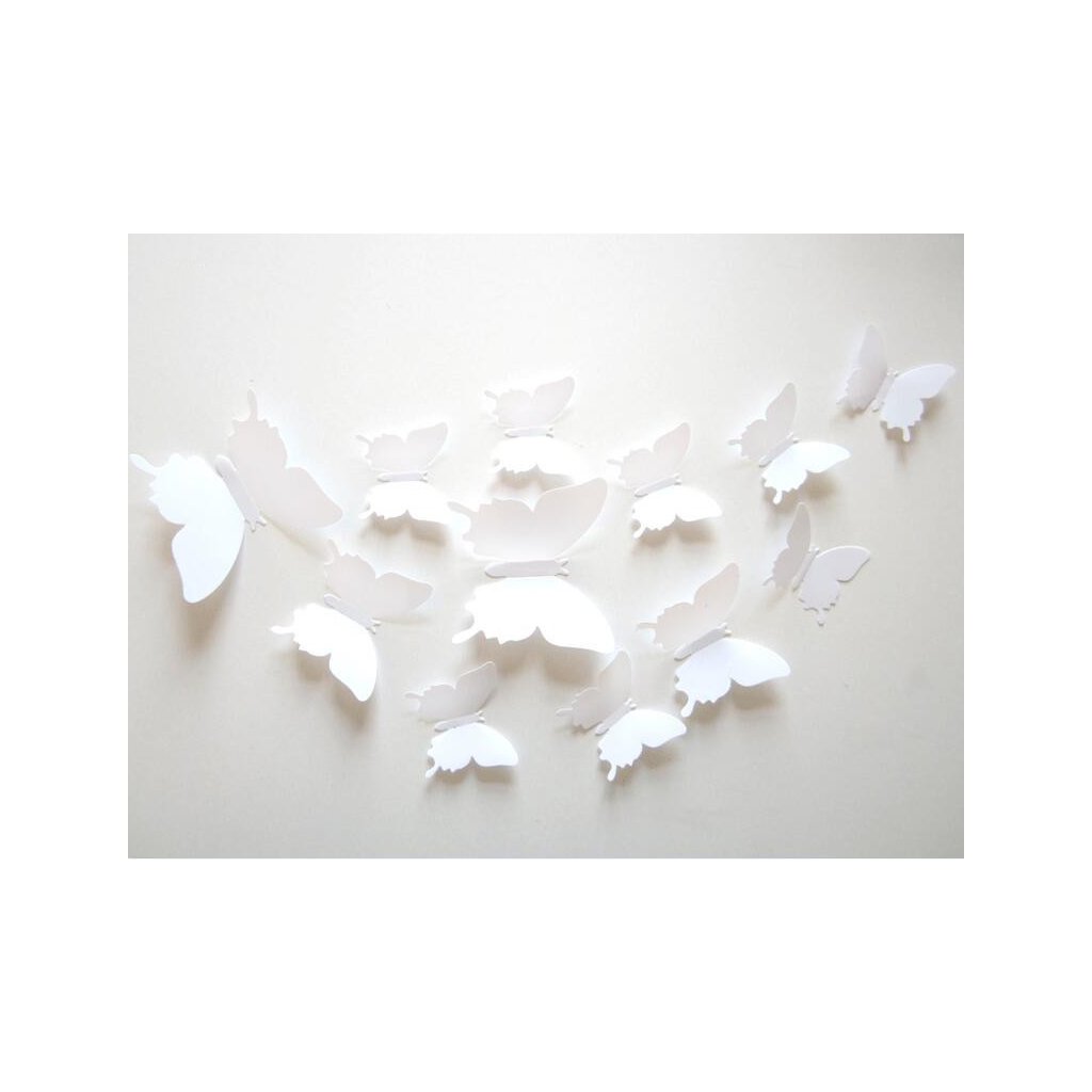 samolepiaca tapeta dekoracna samolepka na stenu nalepka motyle plastove biele interierovy dizajn nahlad stylovydomov