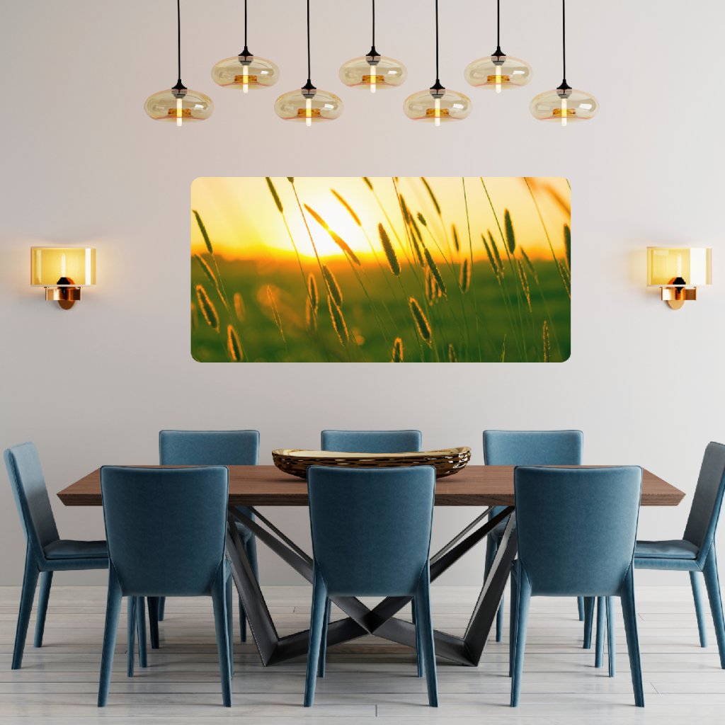 Samolepiaca textilná tapeta na stenu - západ slnka