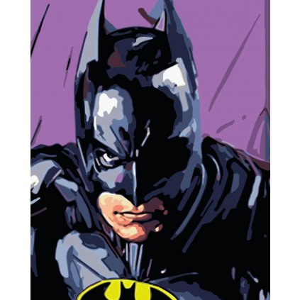 Maľovanie podľa čísiel s rámom "Batman" 50x40 cm