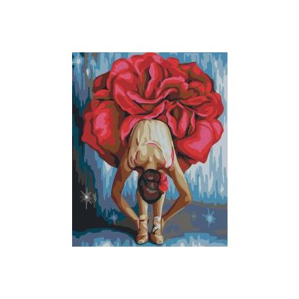 Maľovanie podľa čísiel s rámom "Baletka 9" 50x40 cm