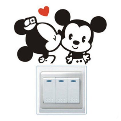 Mickey Mouse - nálepka nad vypínač