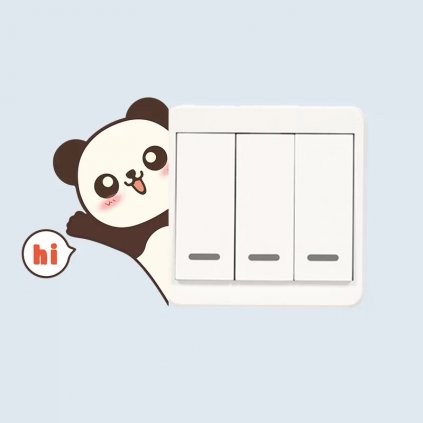 MG24 Samolepka na vypínač Panda úvod