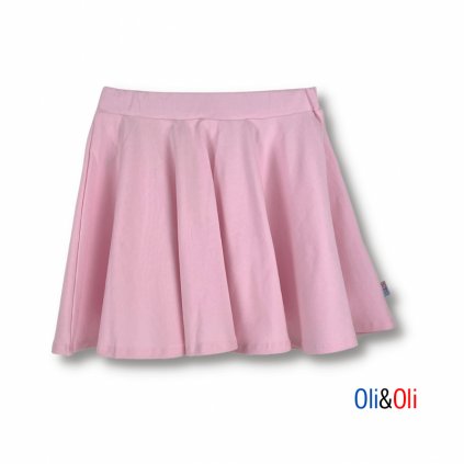 Detská sukňa Oli&Oli - bledoružová farba